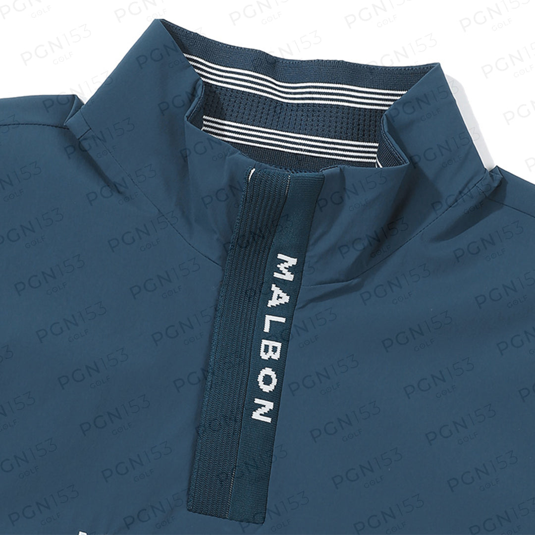 Amosa Hybrid Half-Zip Jacket (MAN) - Dark Blue