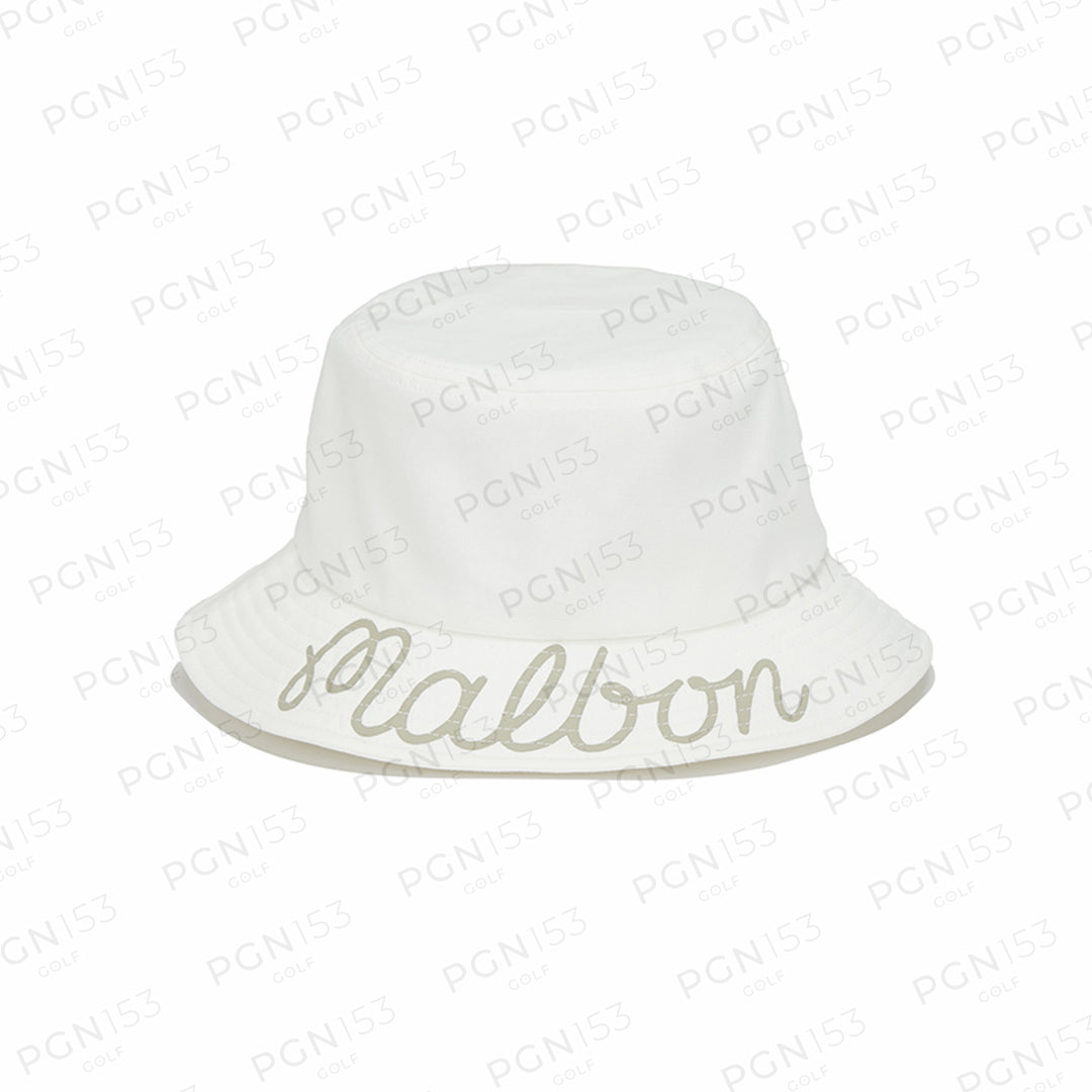 Malbon Script Brim Bucket Hat