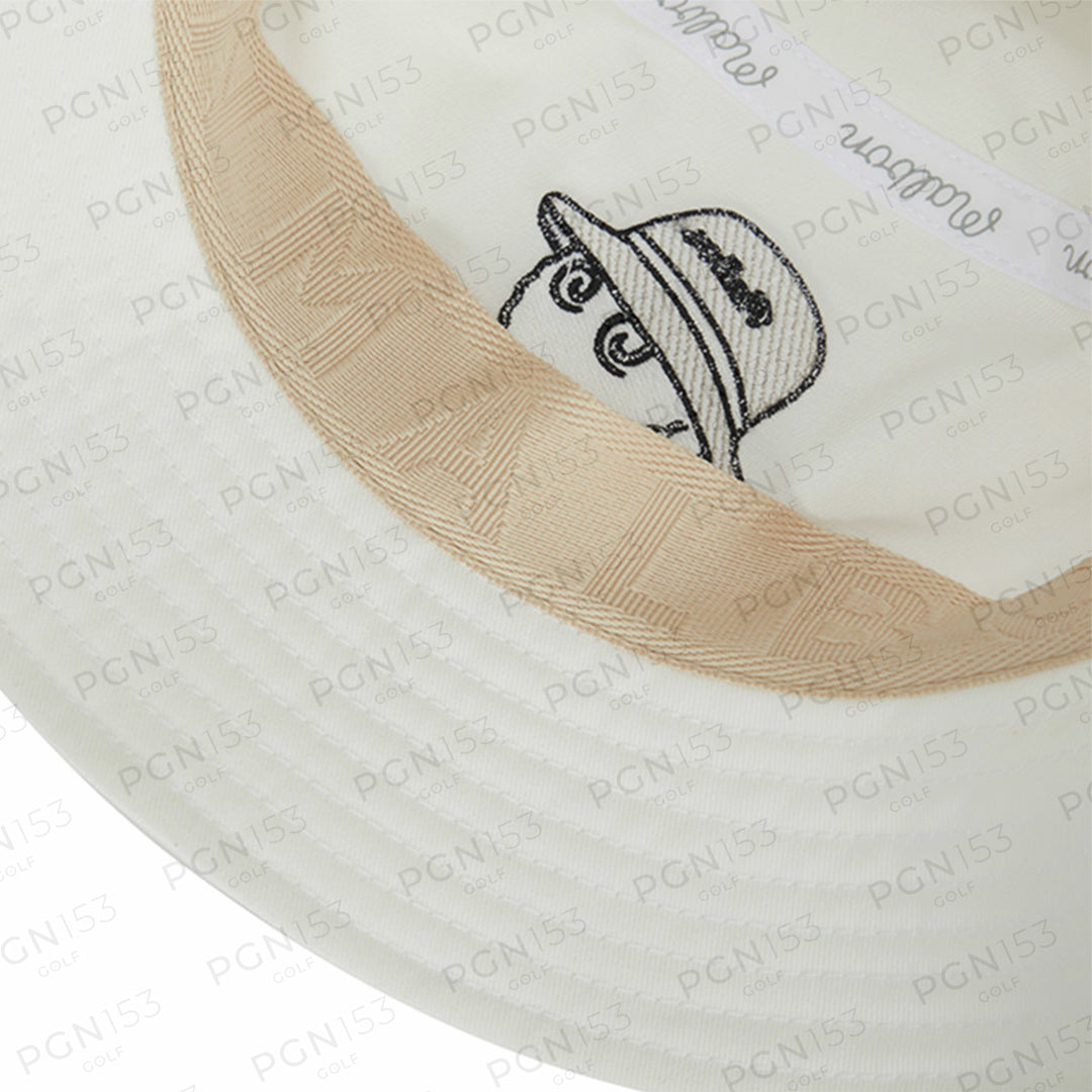Malbon Script Brim Bucket Hat