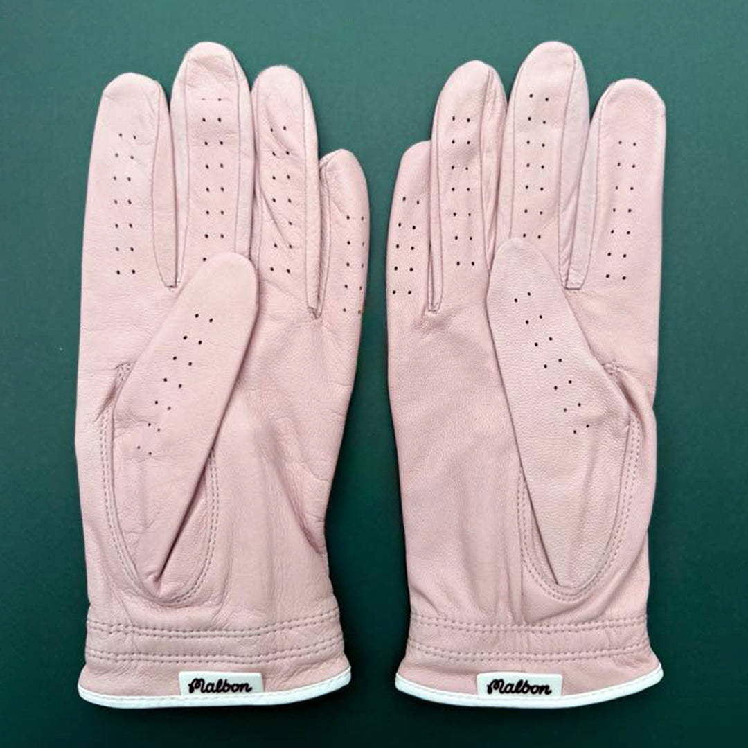 Malbon Women’s Bucket Logo Pink Glove (Left&Right pair)