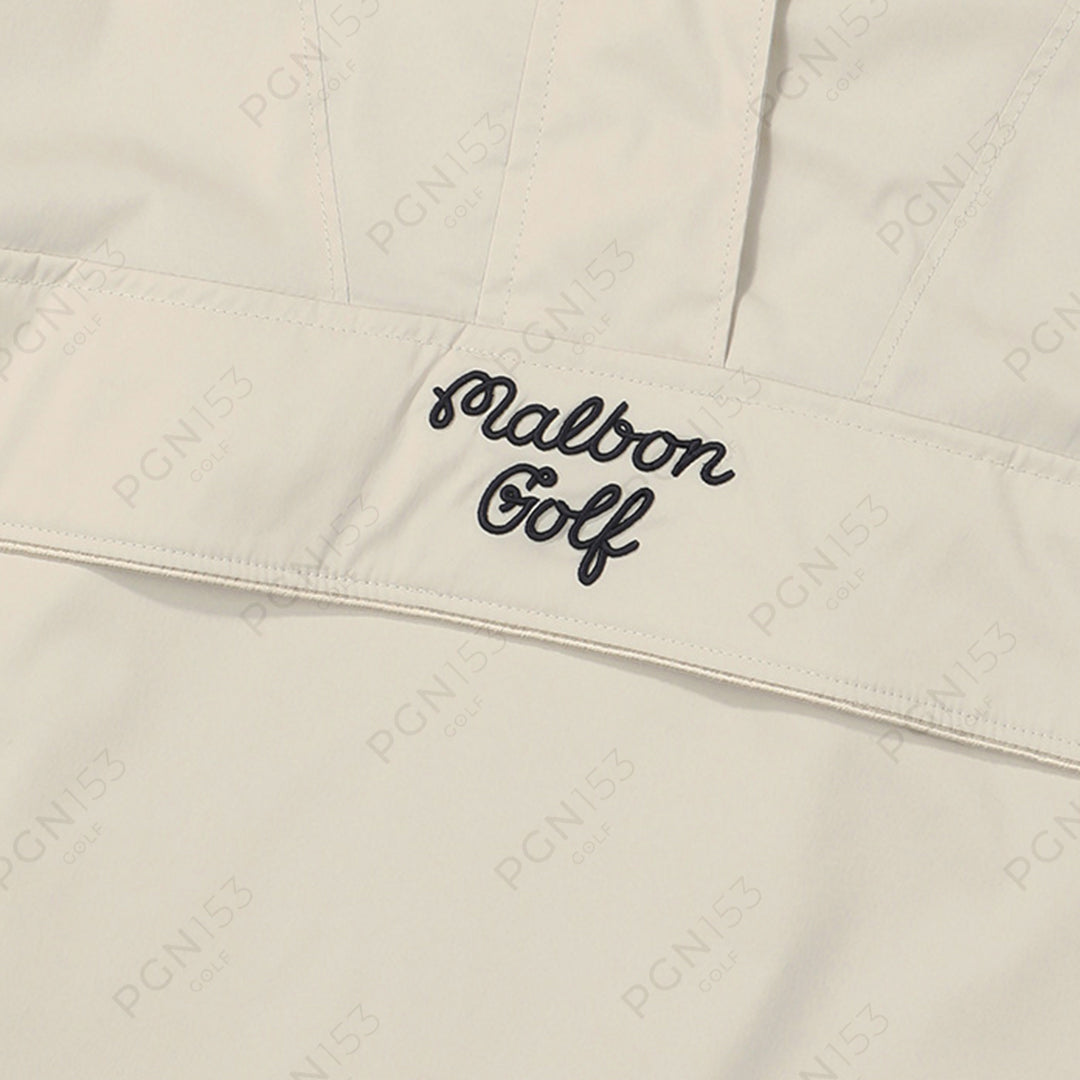 Malbon Bucket Hoodie Anorak Beige