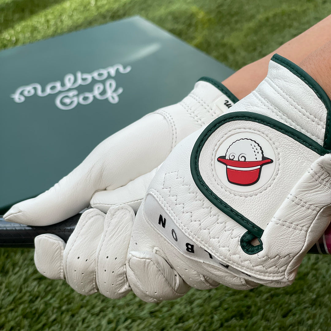 Malbon Women’s Bucket Logo White Glove (Left&Right pair)