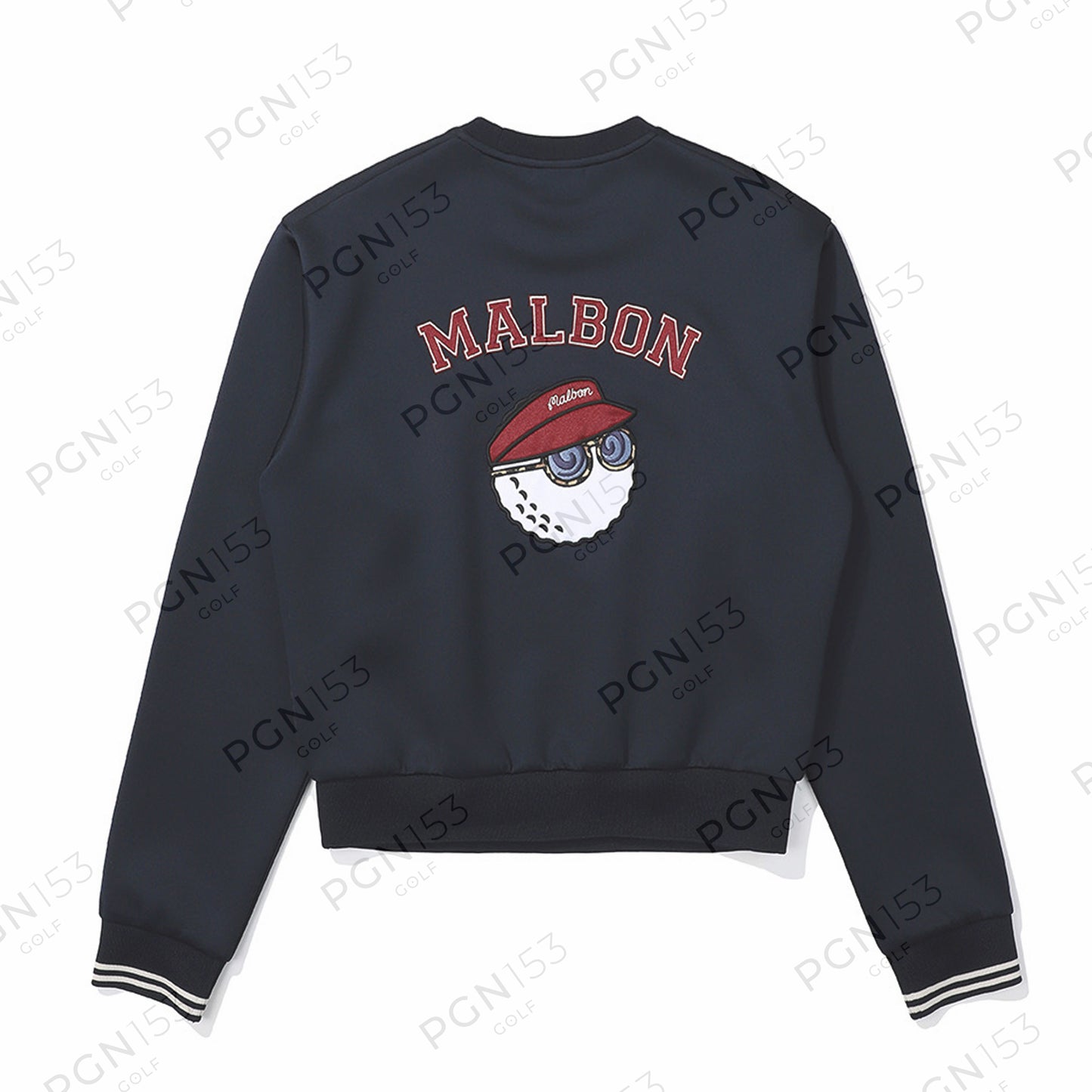 Airy Hybrid Crewneck - Navy
