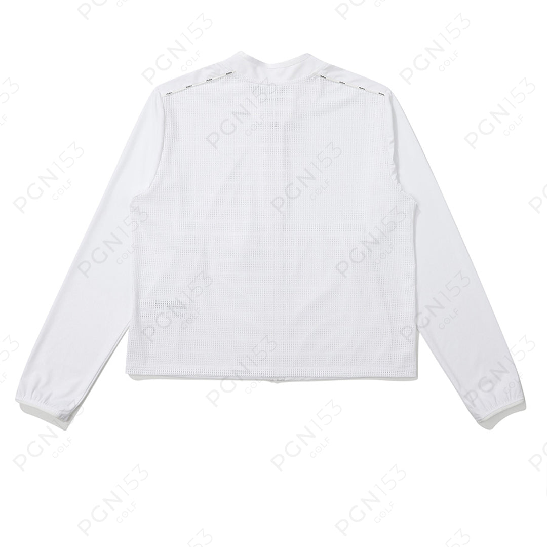 Ice Touch Jersey Jacket White