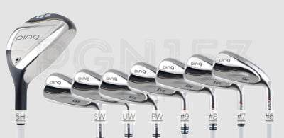 Ping Women's Gle 3 8pcs (5H, 6-9,PW, UW, SW)