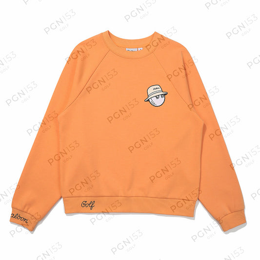 Basic Bucket Sweatshirt – Orange
